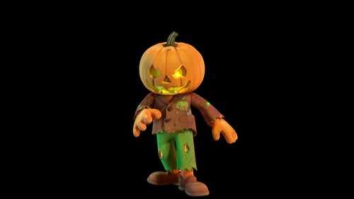 Baile callejero de Pumpkin Man