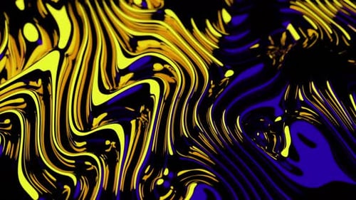 Fond de couleur dégradé bleu et jaune ondulé abstrait