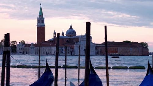 Waterfront Of Venice City In Italy