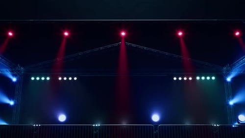 Animated Stage Lights for Concerts and Events