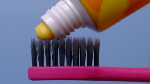 Toothbrush with Toothpaste