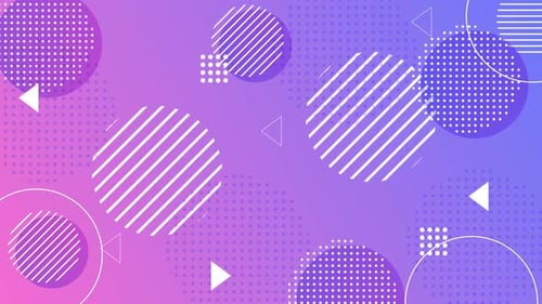 Dynamic Geometric Shapes Pattern with Gradient Color for Corporate Use.