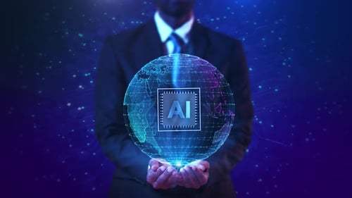 AI Conceito de engenharia de inteligência artificial Big Data AI Aprendizado de máquina IA generativa para