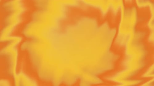 Vibrant Fluid Orange and Yellow Abstract Wavy Motion Background
