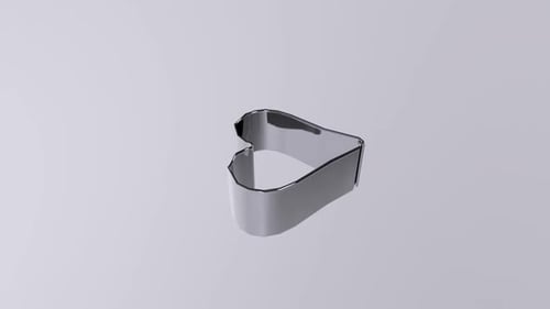 Cake Mold 3d object rotating loop