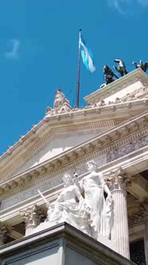 The National Congress building in Buenos Aires.