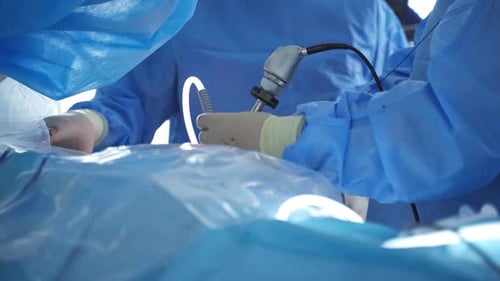 Surgical Procedure in Hospital Operating Room