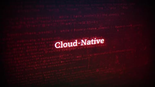 Mensagem nativa da nuvem em tela digital em telas de computador V01