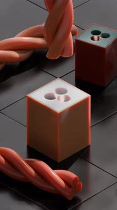 Invisible Cut Fit 3D Animation