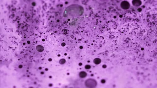 Oil Fluid Wave Paint Spill Purple Black Ink Flow