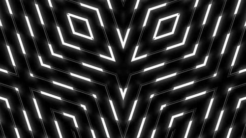 Dynamische geometrische Lichtmuster pulsieren in einem modernen abstrakten Bild