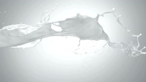 Milk Splash, Eingießen