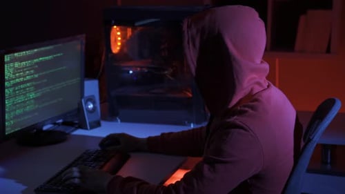 Hacker man.