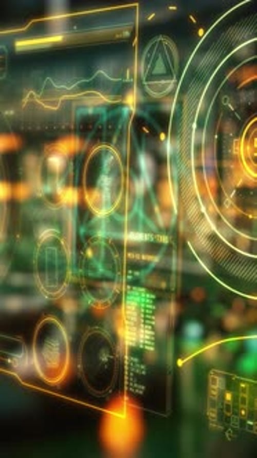 Visualización de análisis de datos e inteligencia empresarial en tiempo real