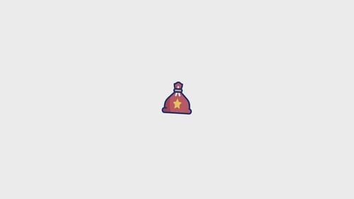 Icono animado de bolsa de regalo