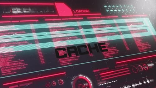 Cache d'arrière-plan des données numériques
