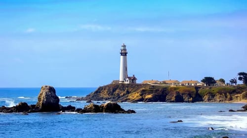 Breathtaking And Beautiful View Of Lighthouse