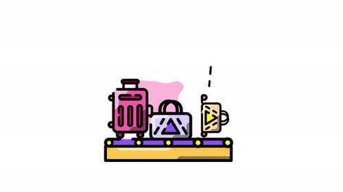 Airport Baggage Conveyor