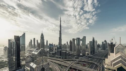 Dubai Timelapse, Burj Khalifa