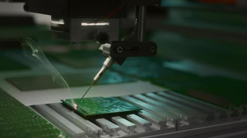 Automated Robotic Arm Soldering Circuit Board