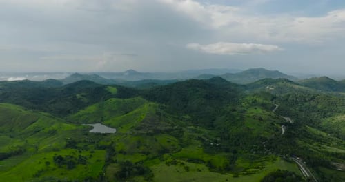 Tropical Mountain in the Philippines