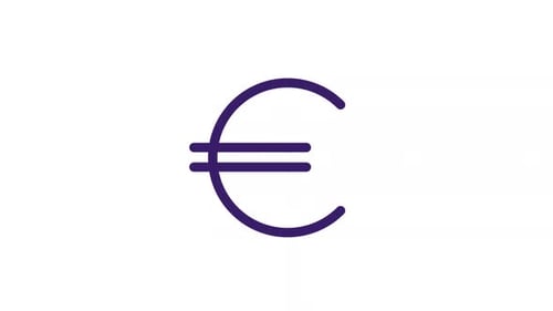 Animated Euro Color Ui Icon