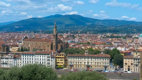 Panoramic Views of Florence From Piazzale Michelangelo