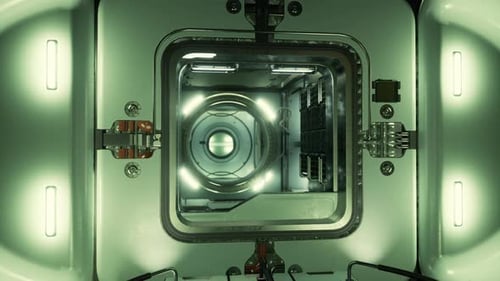 Space Station Interior in Space