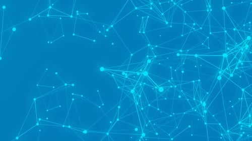 Plexus Background: Abstract Digital Data Network connection technology Plexus Business 4k Loop. 6006