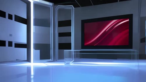 3D Virtual News Studio Green Screen Background: The Future of Video Production