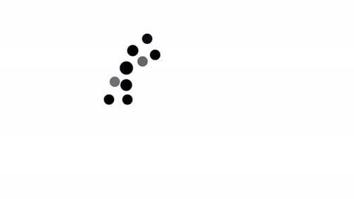 carga animada creativa, gráfico en movimiento animado por celdas