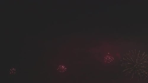 Colorful Huge Fireworks