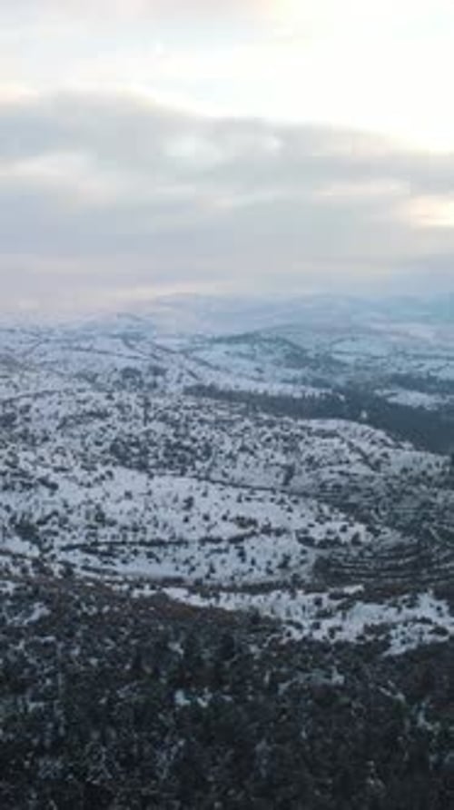 Winter Mountain Landscape