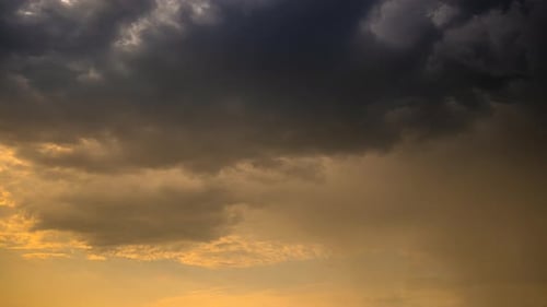 Dramatic Sunset Sky Time Lapse