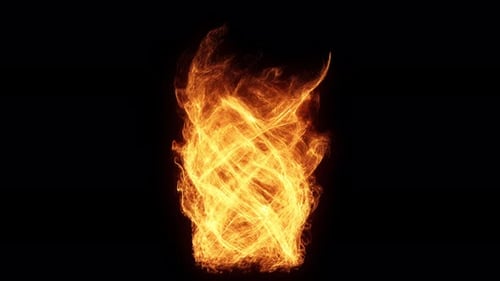 Dynamic Fluid Fire Element Animation for VFX Projects