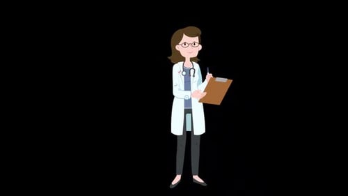 Médica escreve receita médica no canal Alpha