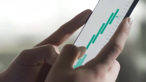 Regardez les graphiques boursiers de près et réjouissez-vous, réalisez des bénéfices.