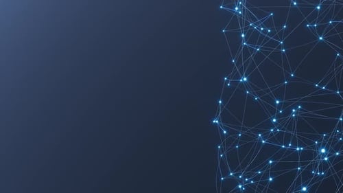 Futuristic Glowing Plexus Network Background