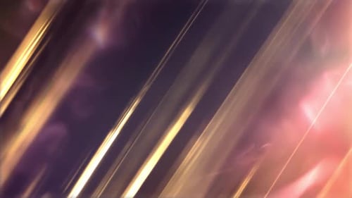 Abstract Golden Light Rays Motion Background