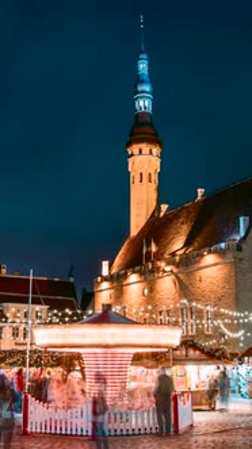 Tallinn, Estonie, Timelapse de la musique traditionnelle