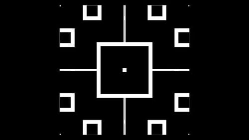 Kaleidoscope Collection: Luma matte transition of a huge cube emanating from the center to break int