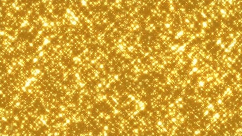 Golden Glitter Sparkles Background Animation