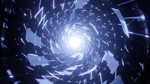 Vj Loop Tunnel neon background