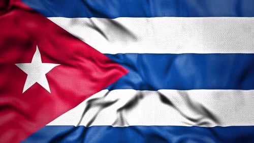 Bandeira de país realista de Cuba