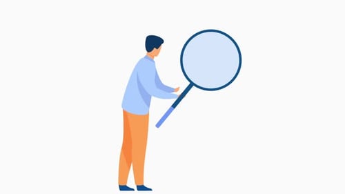 Animated Person Searching with Magnifying Glass