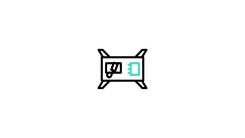 Animated Minimalist Design Table Icon