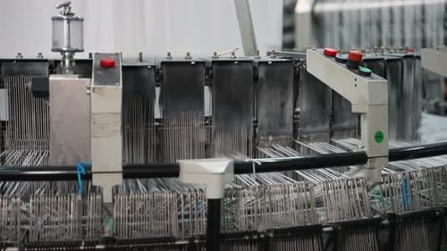 Polypropylene Woven Fabric Manufacturing Machine in Action