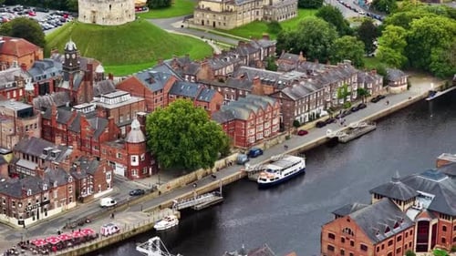 Paysage urbain de York, Angleterre