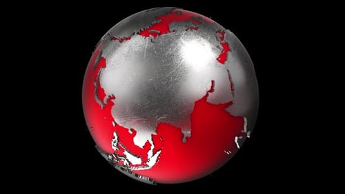 Animación 3D Globe Loop para News V16