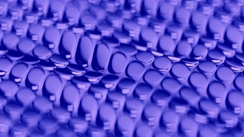 Deformación de textura topográfica abstracta, animación en bucle, degradado azul